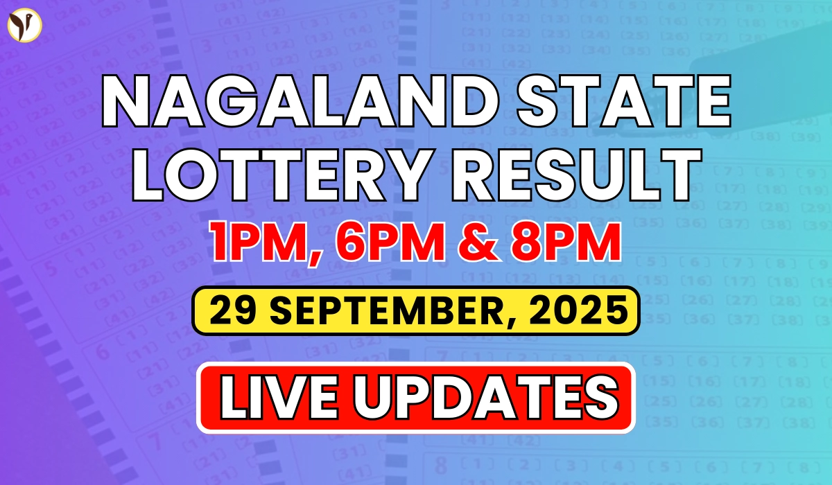 Nagaland State Lottery Result Today 29 September 2025