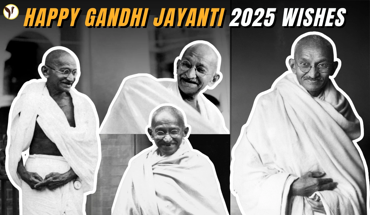 Best 50 Gandhi Jayanti 2025 Wishes, Messages & Quotes to Share on WhatsApp and Facebook