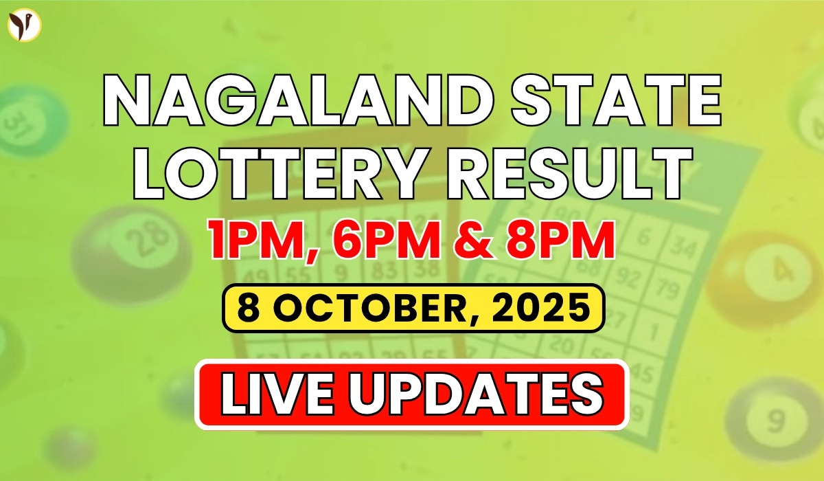 Nagaland State Lottery Result Today 8 October 2025