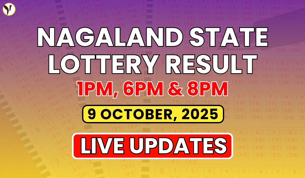 Nagaland State Lottery Result Today 9 October 2025