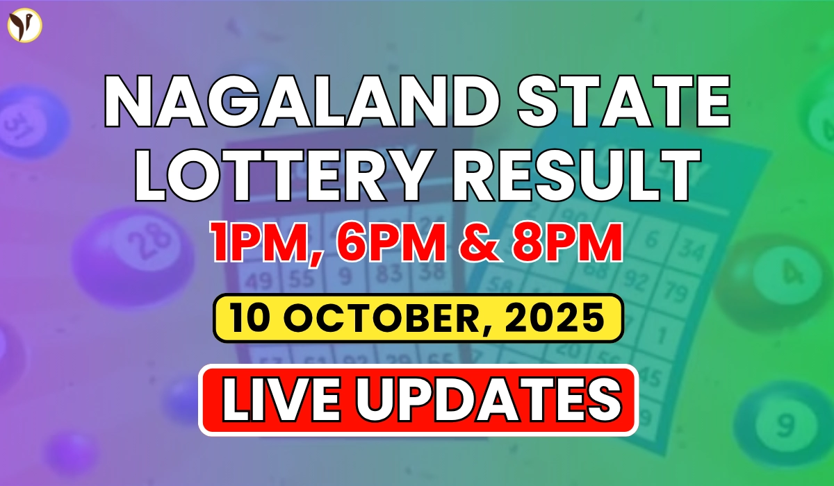 Nagaland State Lottery Result Today 10 October 2025