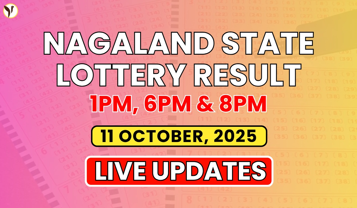 Nagaland State Lottery Result Today 11 October 2025