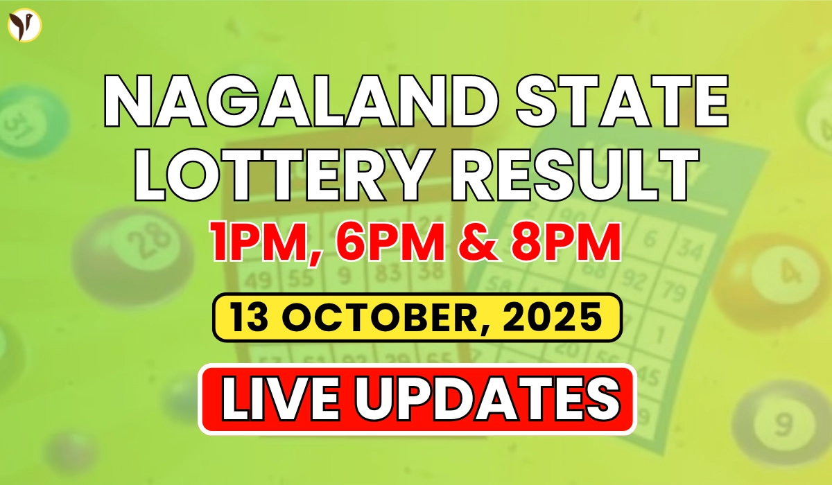 Nagaland State Lottery Result Today 13 October 2025