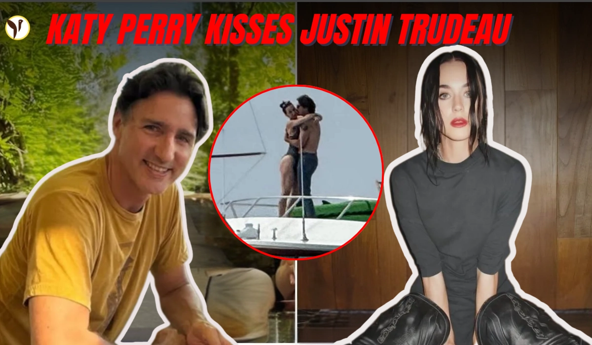 Katy Perry Kisses Justin Trudeau