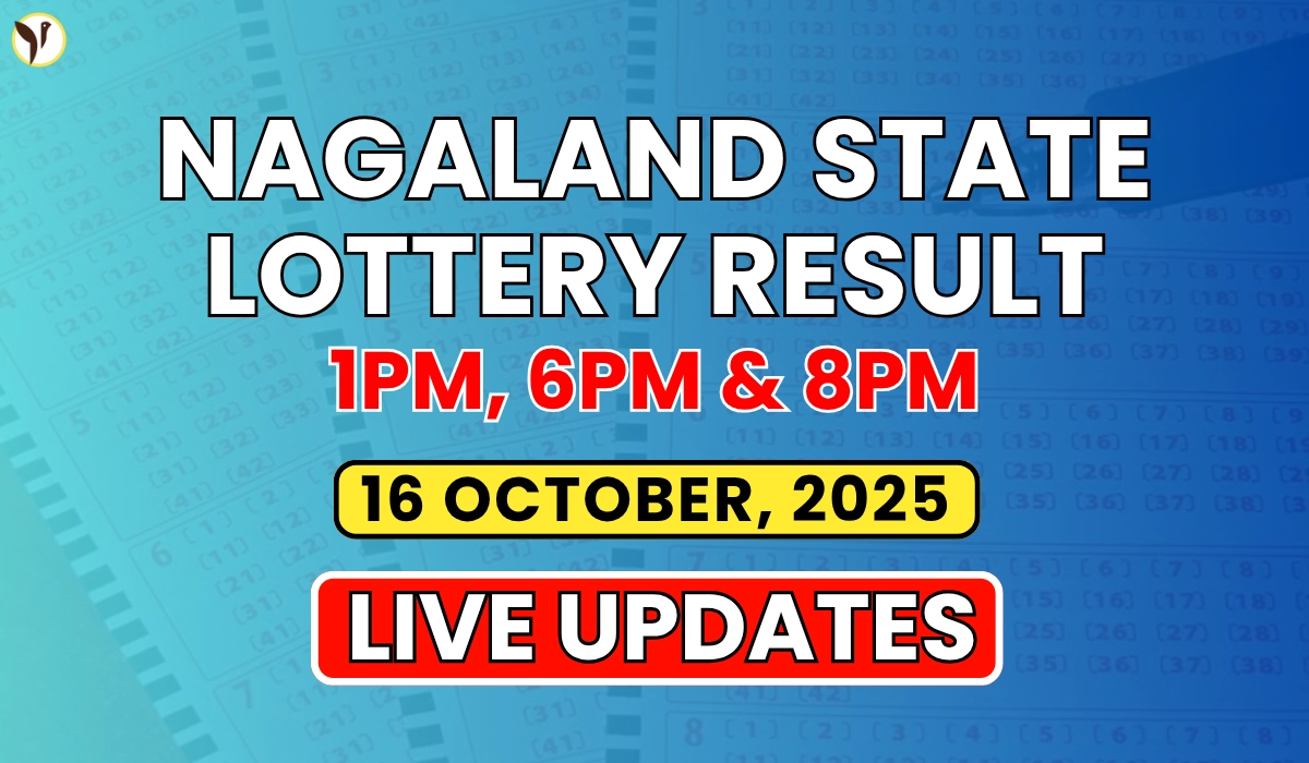 Nagaland State Lottery Result Today 16 October 2025