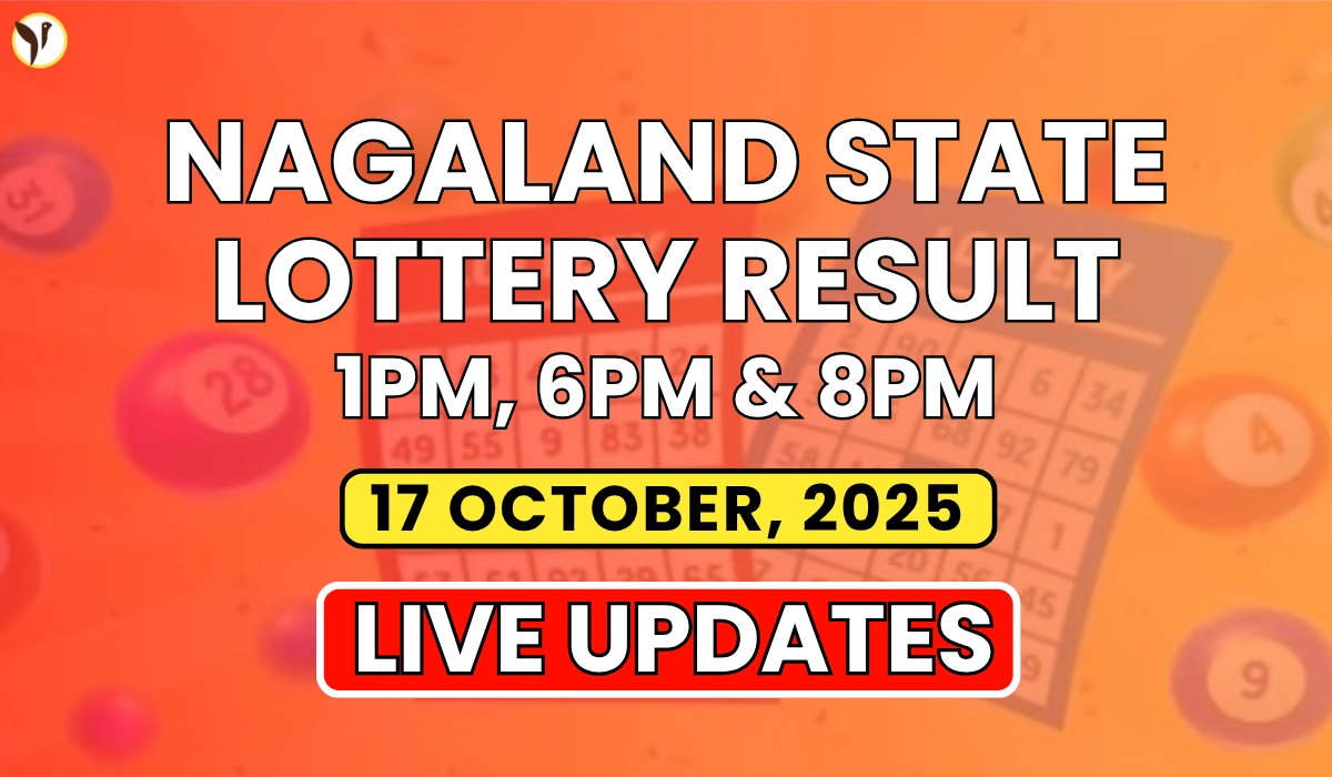 Nagaland State Lottery Result Today 17 October 2025