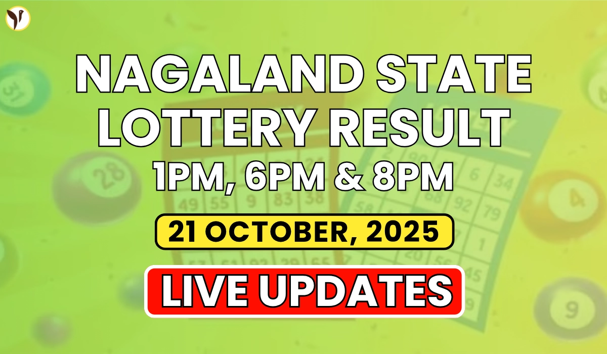 Nagaland State Lottery Result Today 21 October 2025