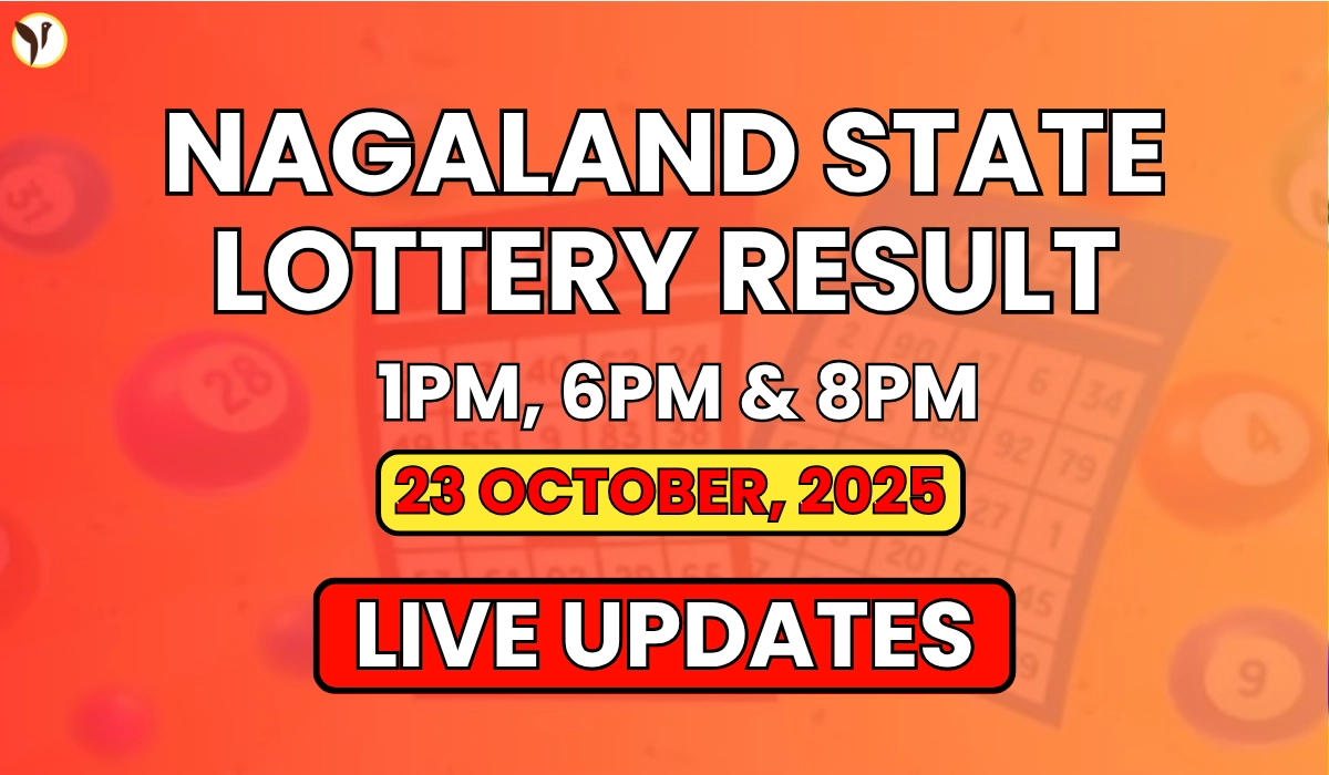 Nagaland State Lottery Result Today 23 October 2025
