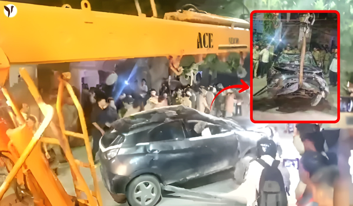Tata Nexon Car Accident Agra
