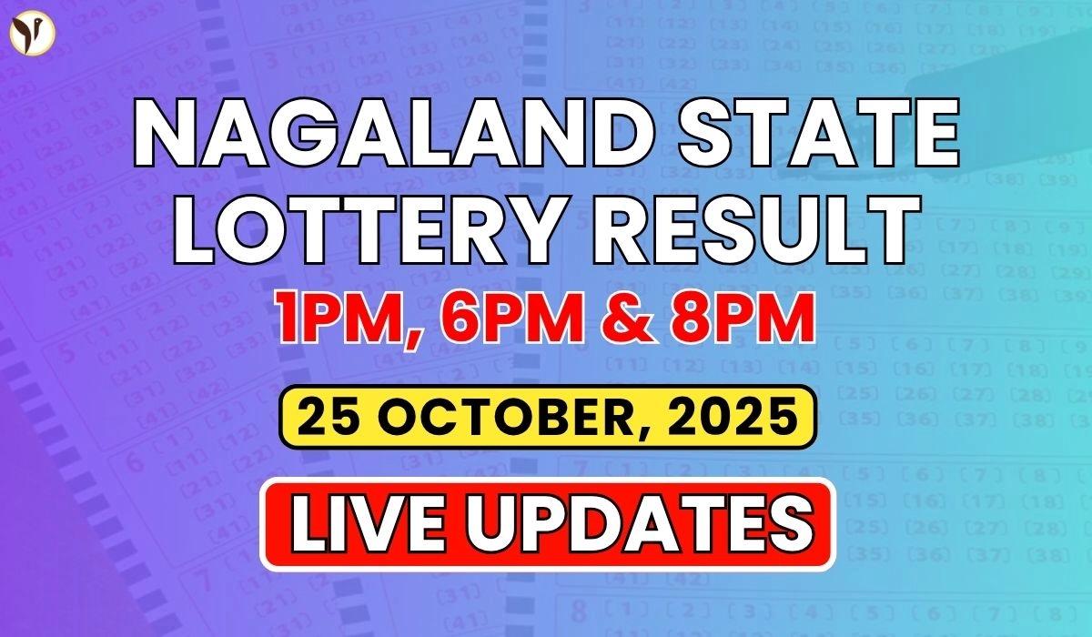 Nagaland State Lottery Result Today 25 October 2025 Saturday