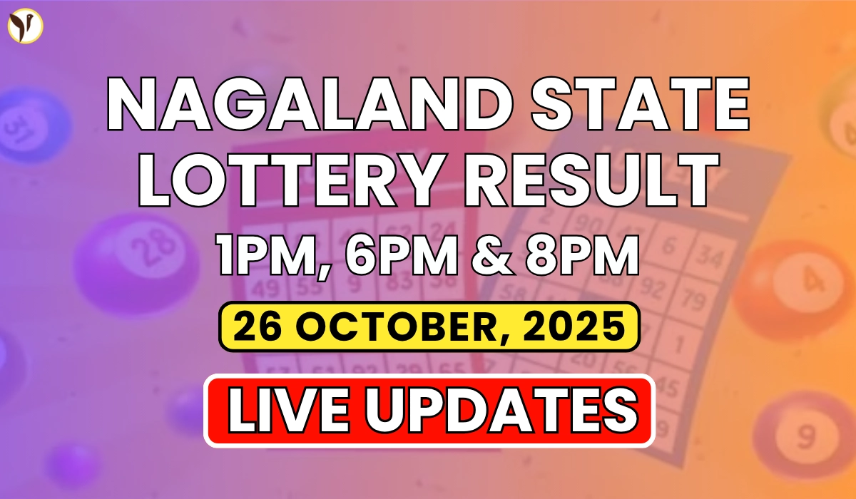 Nagaland State Lottery Result Today 26 October 2025