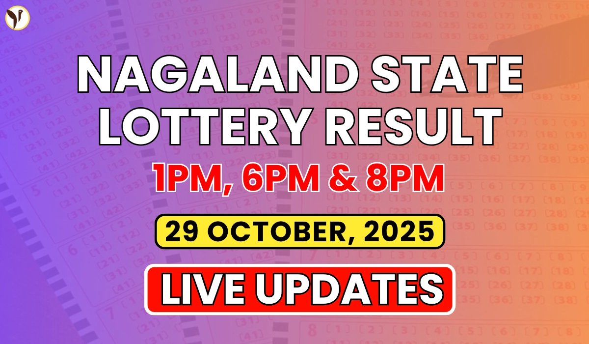 Nagaland State Lottery Result Today 29 October 2025