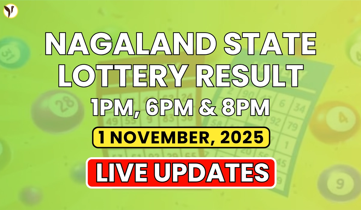 Nagaland State Lottery Result Today 1 November 2025
