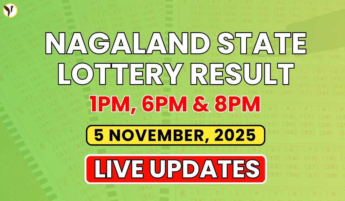 Nagaland State Lottery Result Today 5 November 2025