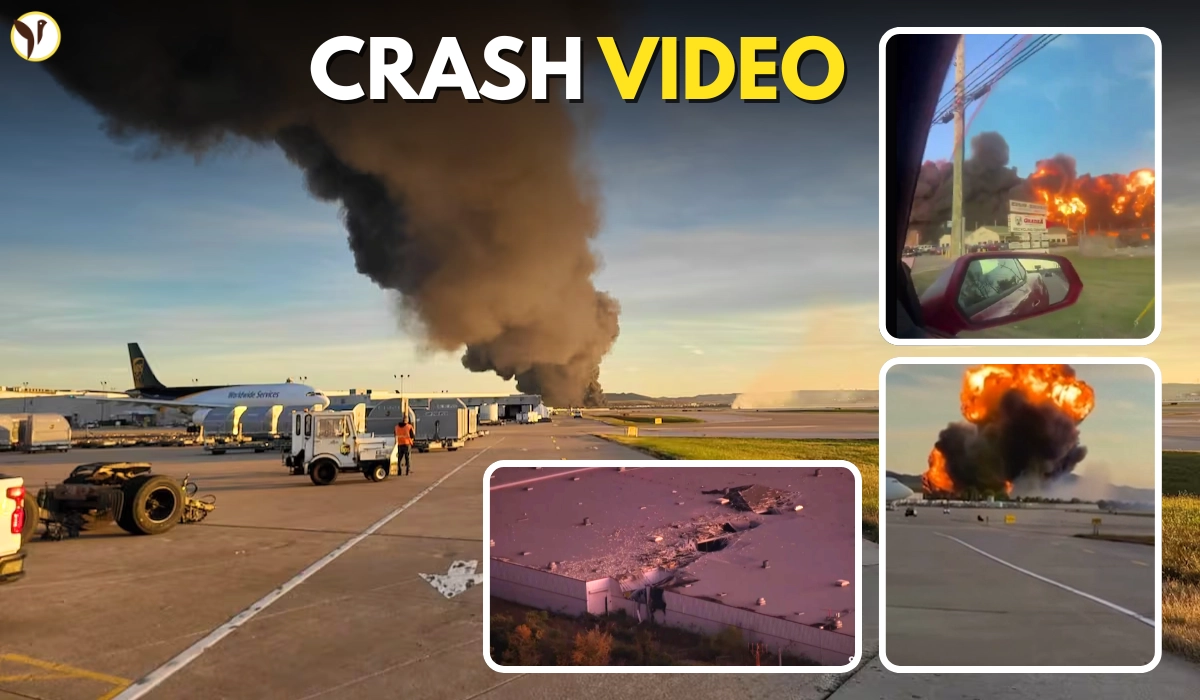 Louisville Airport UPS Plane Crash Video
