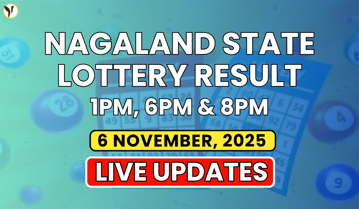 Nagaland State Lottery Result Today 6 November 2025