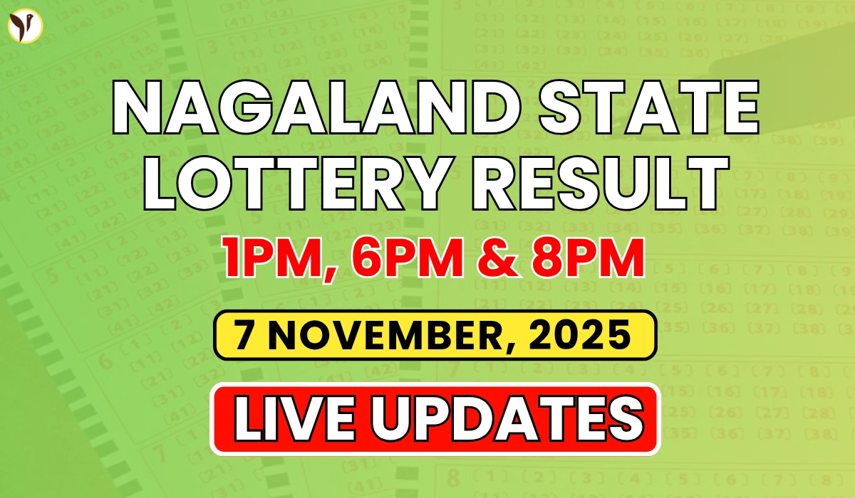 Nagaland State Lottery Result Today 7 November 2025