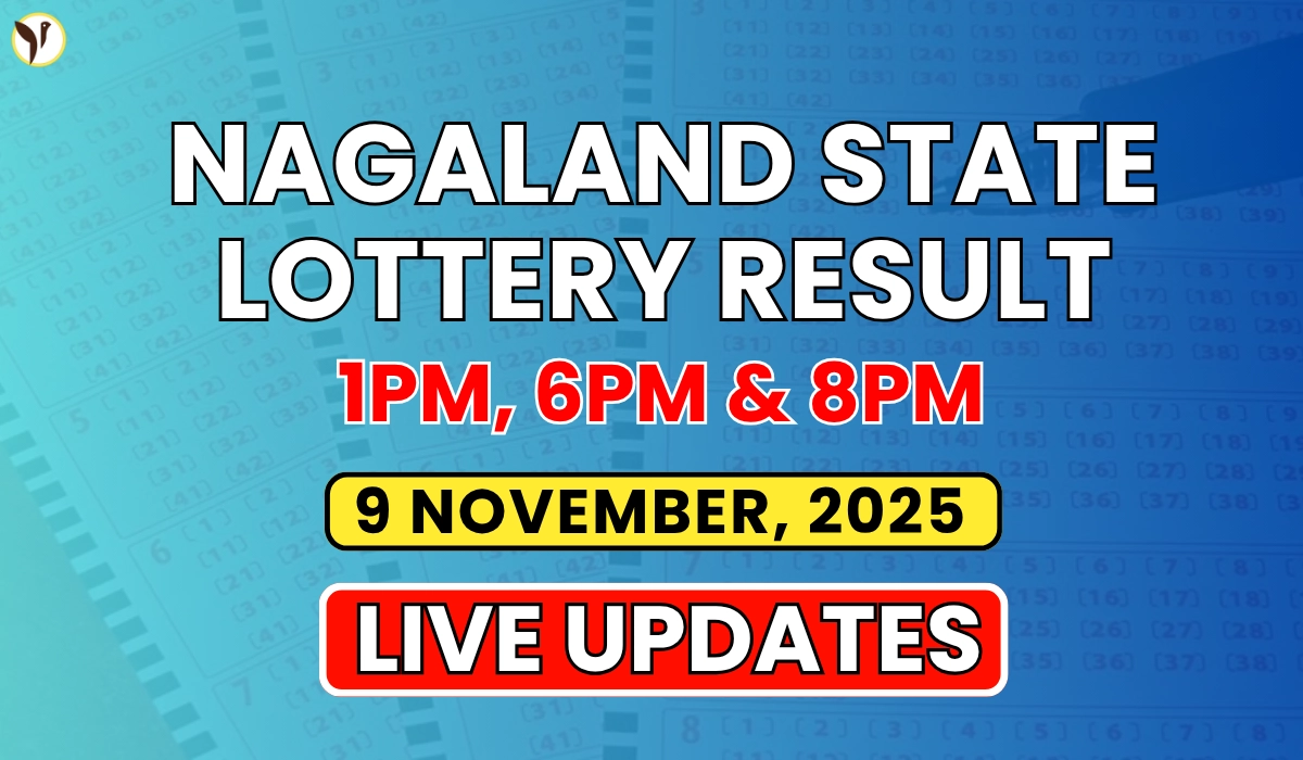 Nagaland State Lottery Result Today 9 November 2025