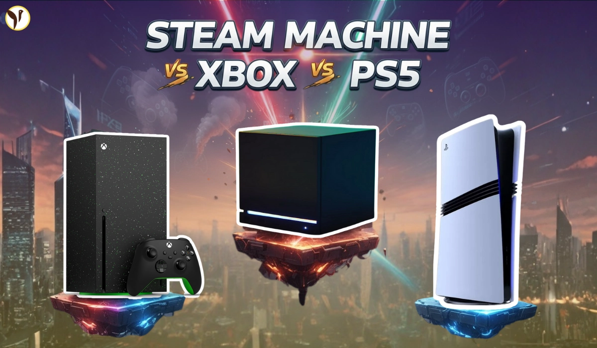 Steam Machine vs Xbox vs PS5