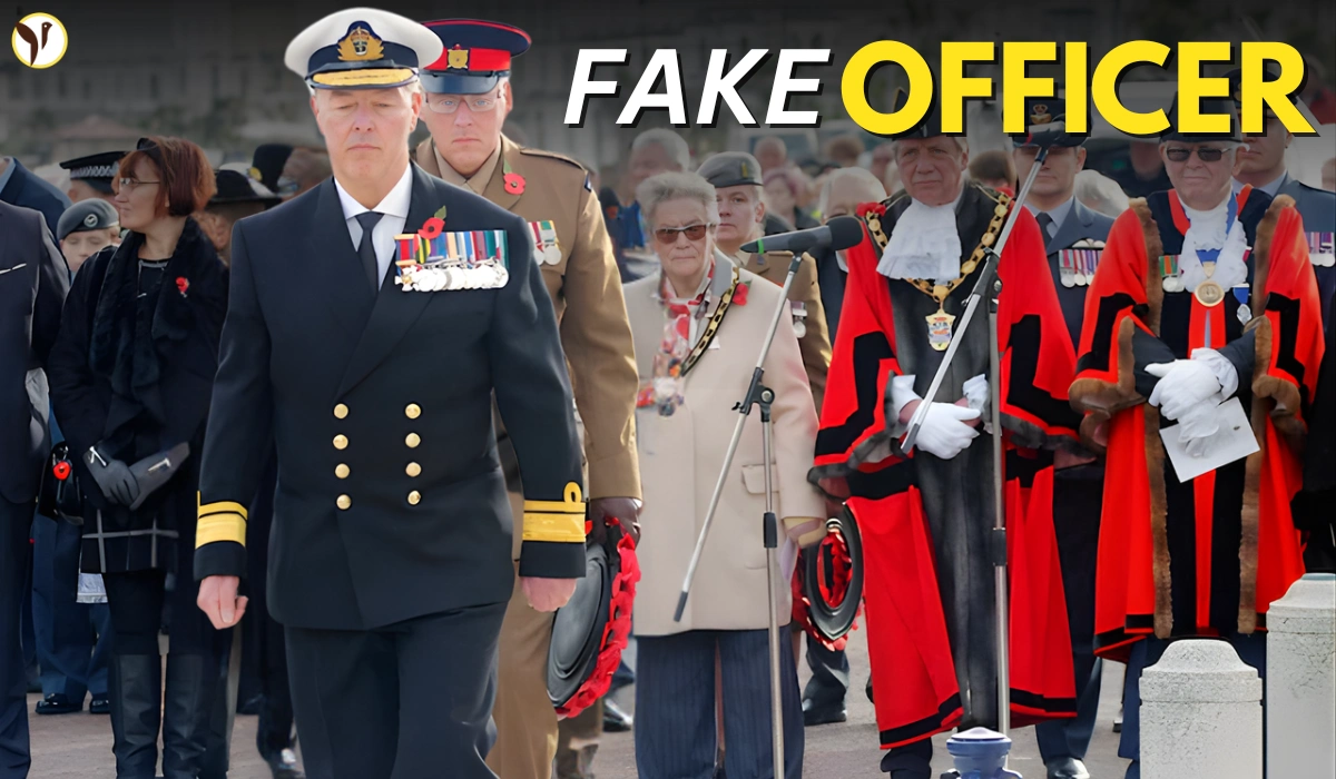 Fake Admiral Llandudno Remembrance