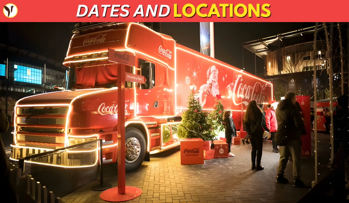 coca cola christmas truck tour dates