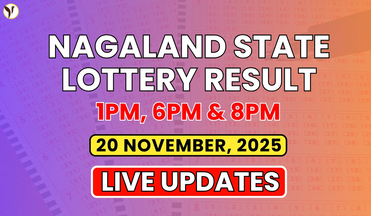 Nagaland State Lottery Result Today 20 November 2025