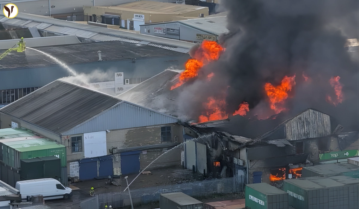 Southall Fire in London