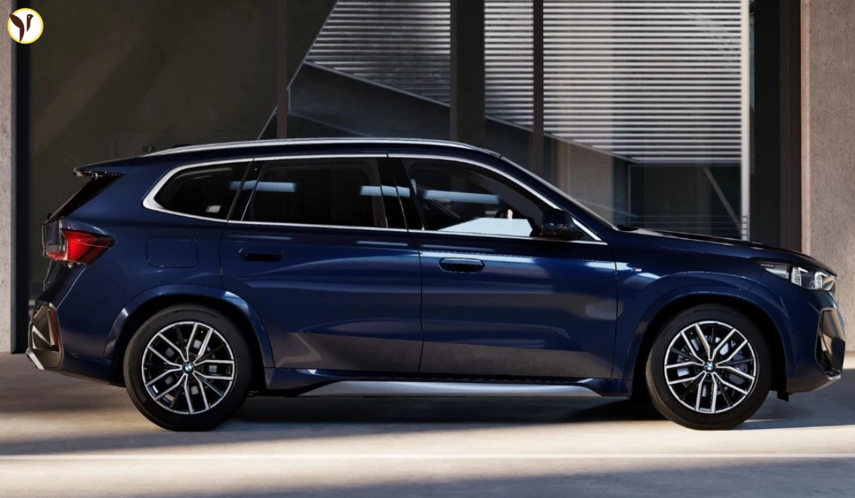 BMW iX1 LWB gets Night Dusk Blue & Vegan-Leather Makeover