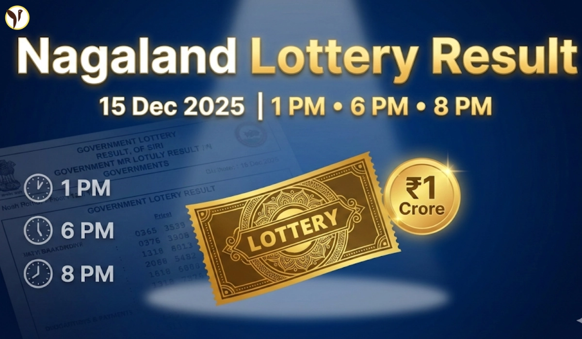 Nagaland State Lottery Result Today 8 PM, 1PM & 6PM 15 December 2025 Monday