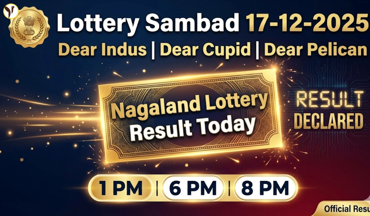 Nagaland State Lottery Result Today 8 PM, 1PM & 6PM 17 December 2025 Wednesday
