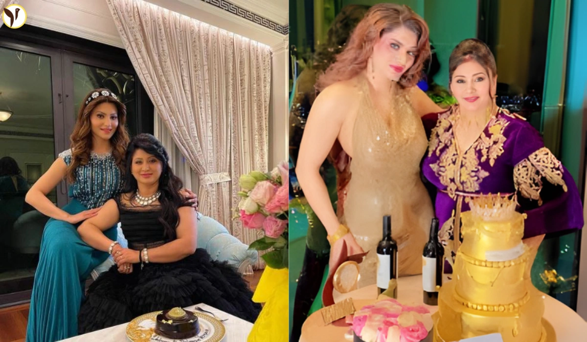  Urvashi Rautela’s Mom’s Birthday