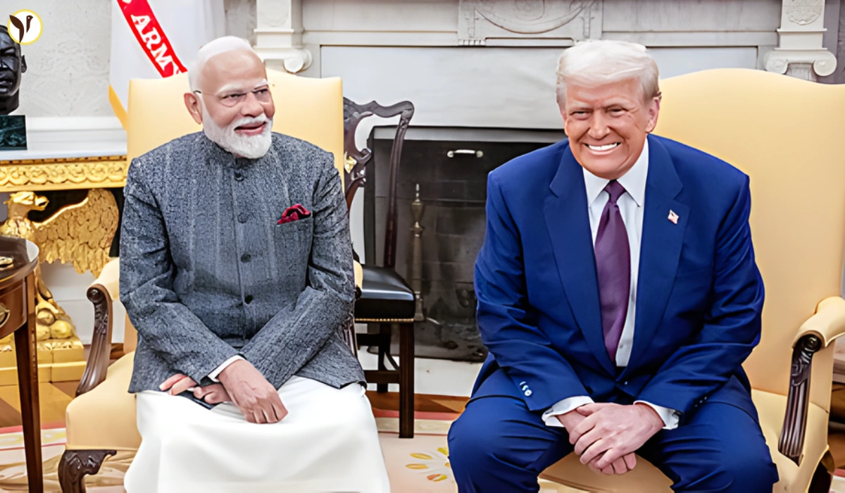 Trump &  PM Modi 