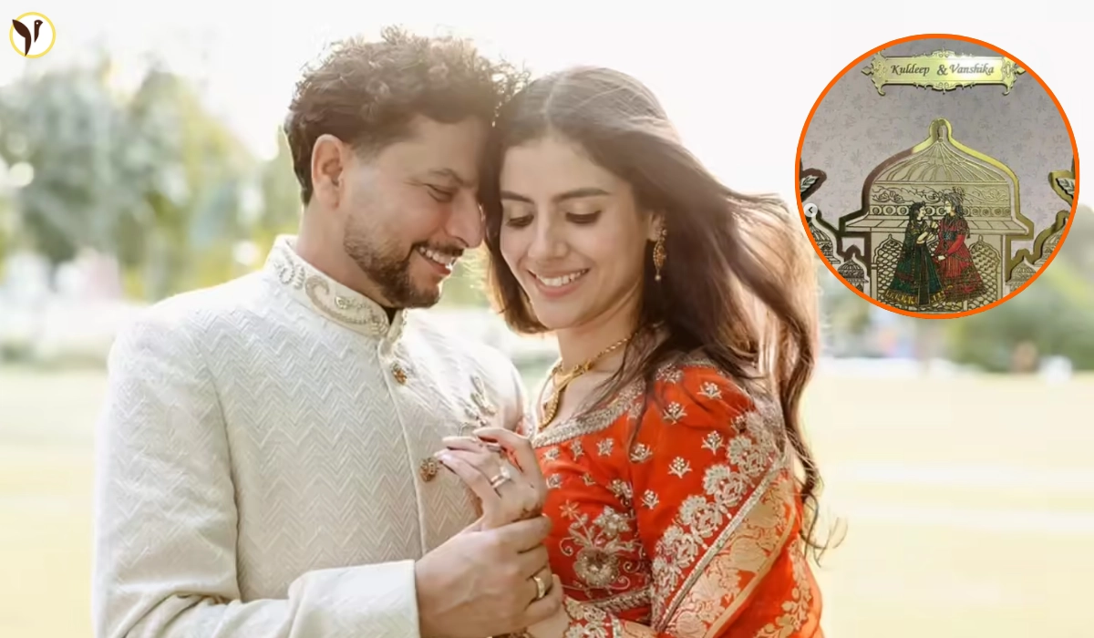 Kuldeep Yadav and Vanshika Chadha Wedding Card Goes Viral