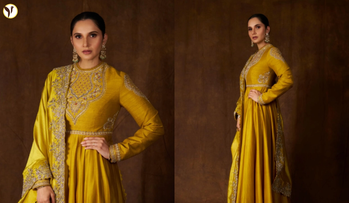 Sania Mirza’s Latest Look Proves Yellow Is The New Royal Trend