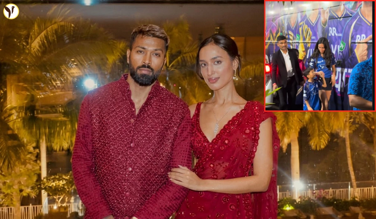 No Flashes Please!’ — Hardik Pandya’s GF Mahieka Sharma Protects Agastya From Paparazzi