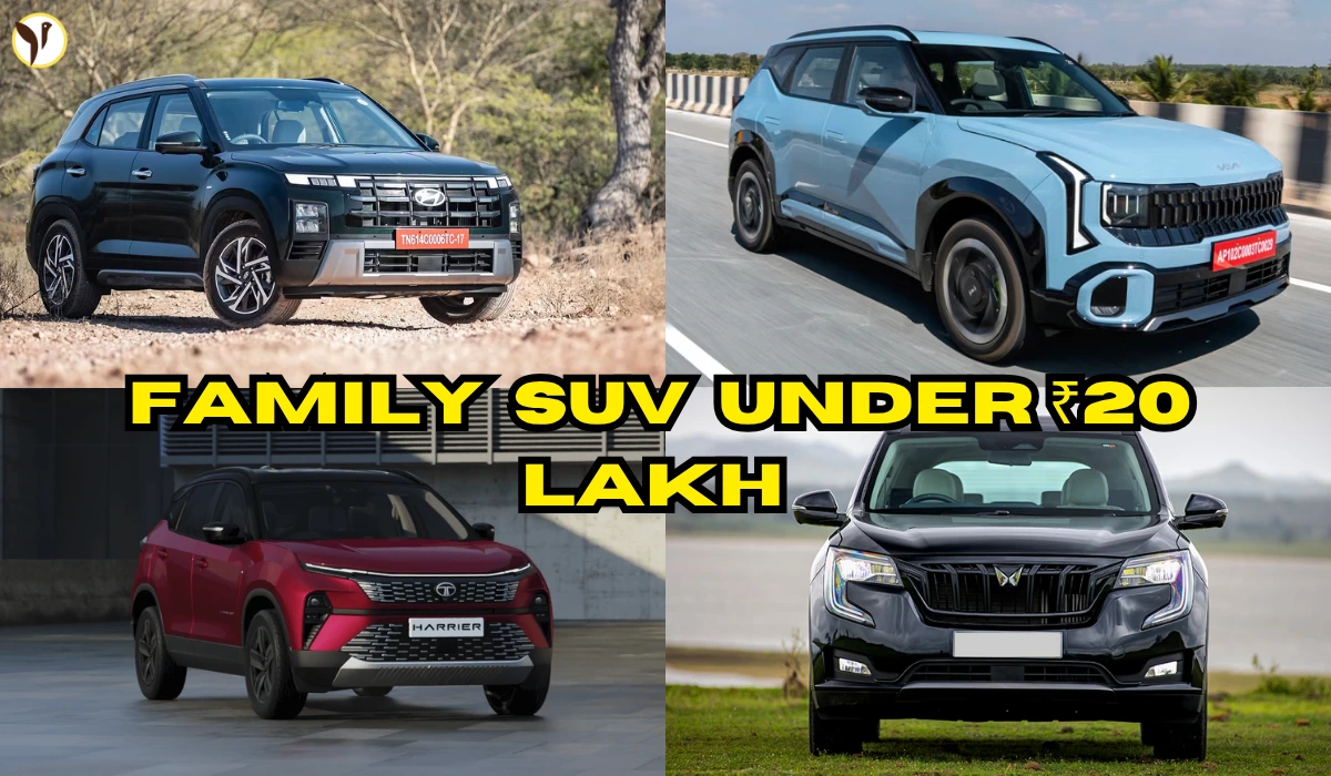 Best Family Cars Under ₹20 Lakh in 2026 India Guide