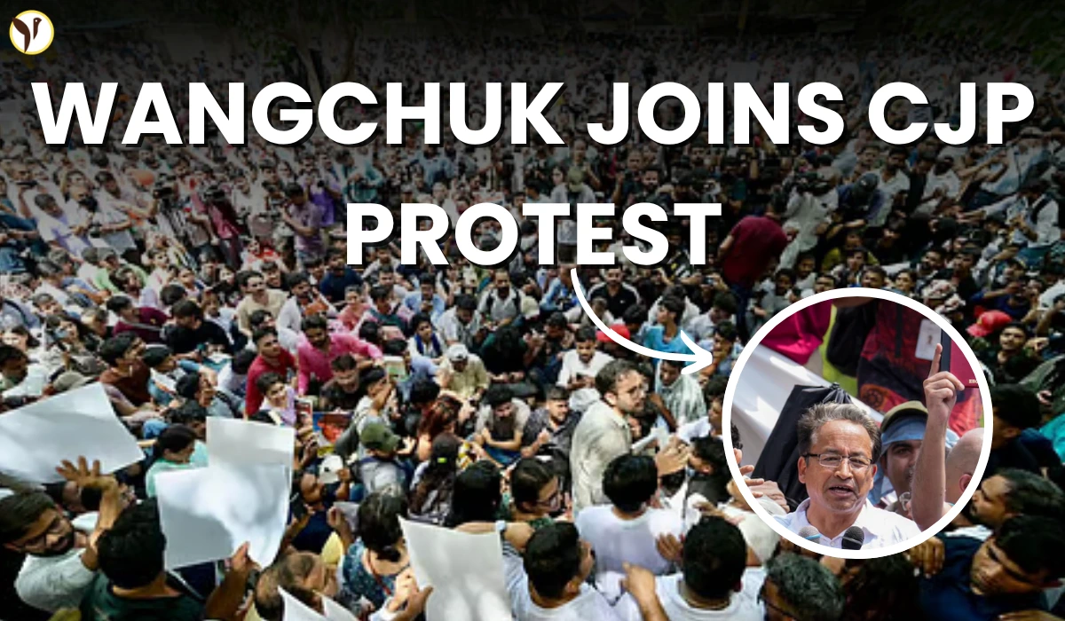 Sonam Wangchuk Joins CJP Protest